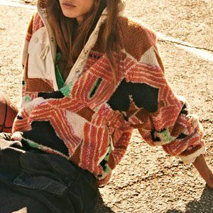 FP Movement Rocky Ridge Pullover Orange Wave